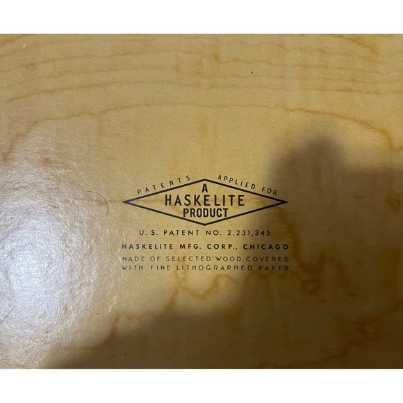 Vintage Haskelite Trays, Mallard Duck, set of six serving trays, vintage lithogr - Picture 6 of 9